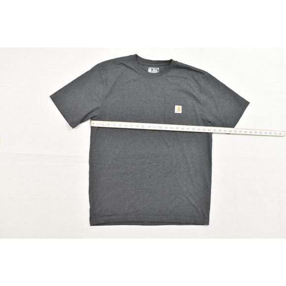 Carhartt Loose Fit Men's T-Shirt Gray Regular Size M K87 Workwear Short Sleeve - Picture 2 of 8